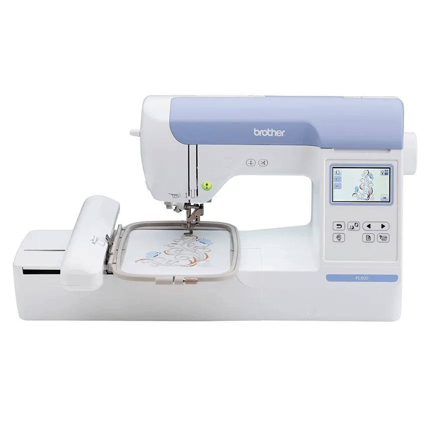 Brother PE800 embroidery machine, official product photo