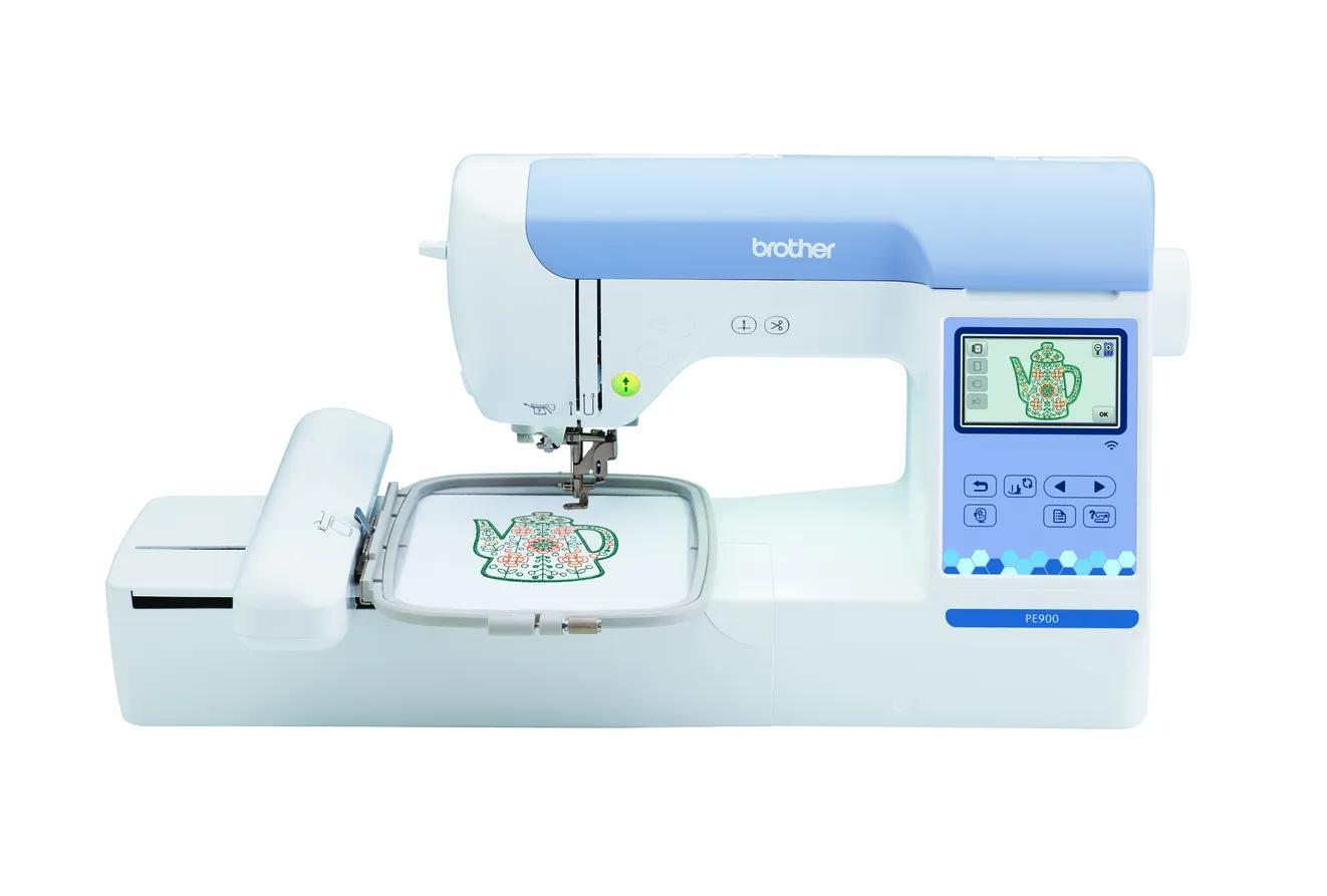 Brother PE900 embroidery machine, official product photo